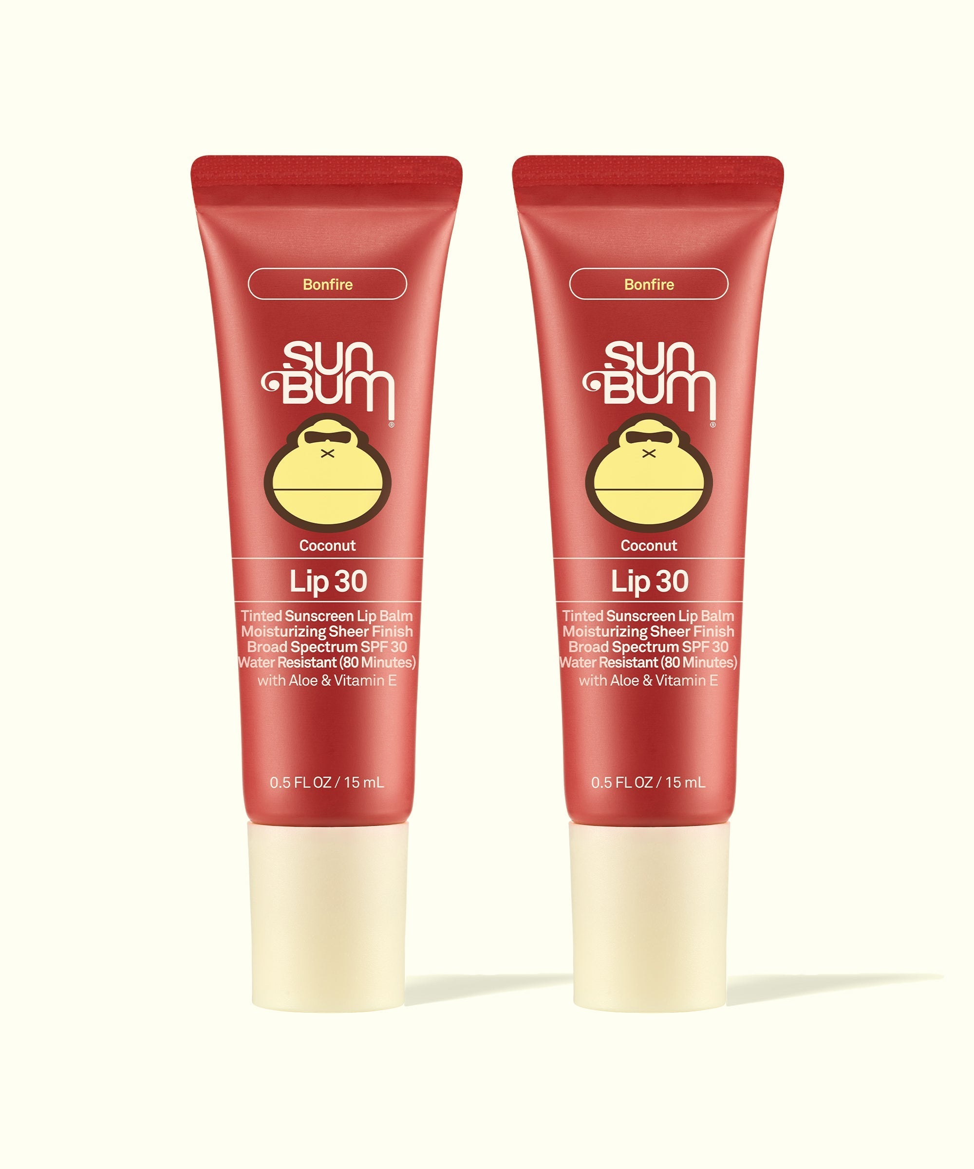 Lip 30 Duo: Bonfire + Bonfire - Bonfire + Bonfire, 0.5 FL OZ
