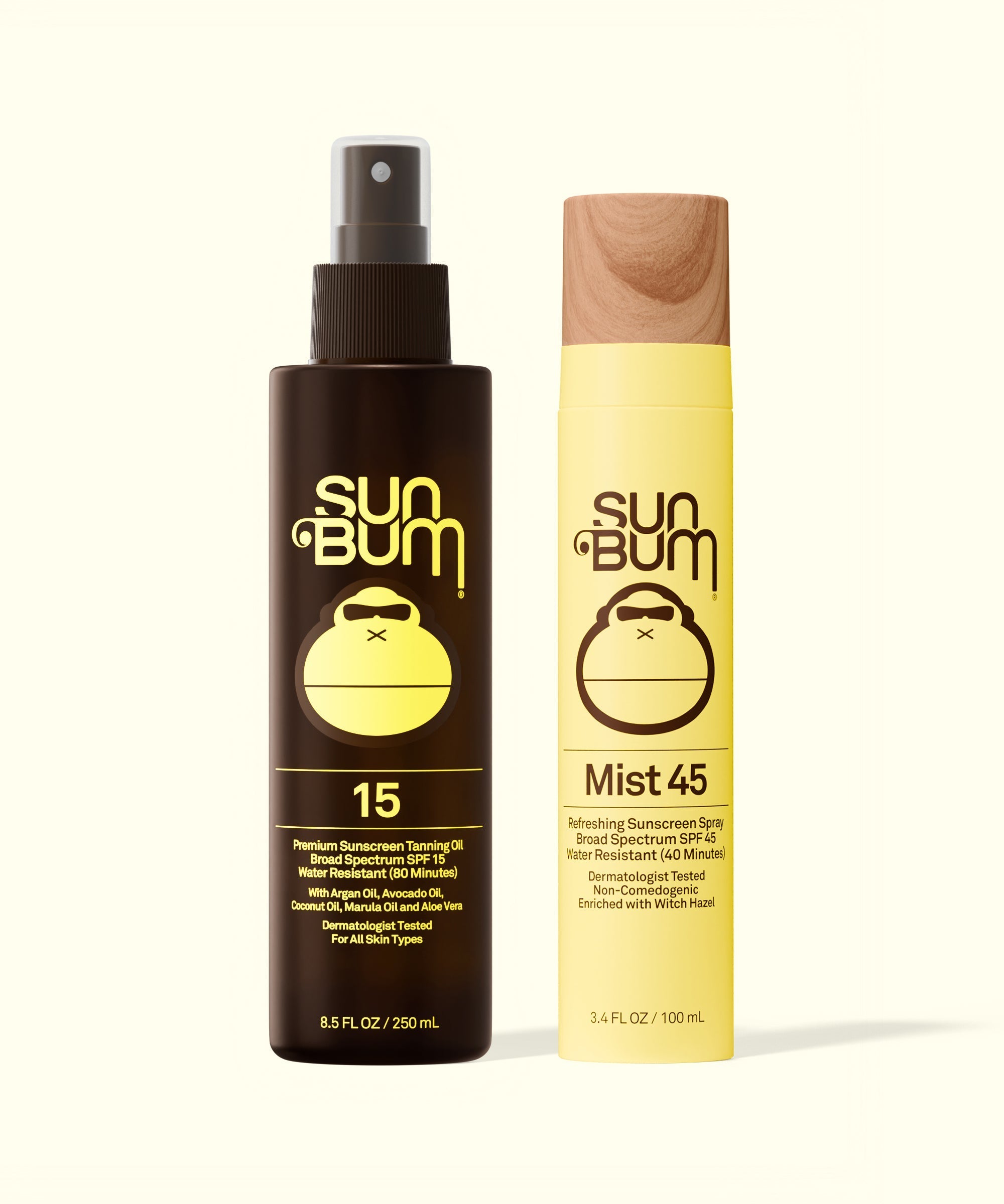 SPF 15 Tanning Oil + Mist 45 Bundle - 3.4oz Mist, Original, Tanning