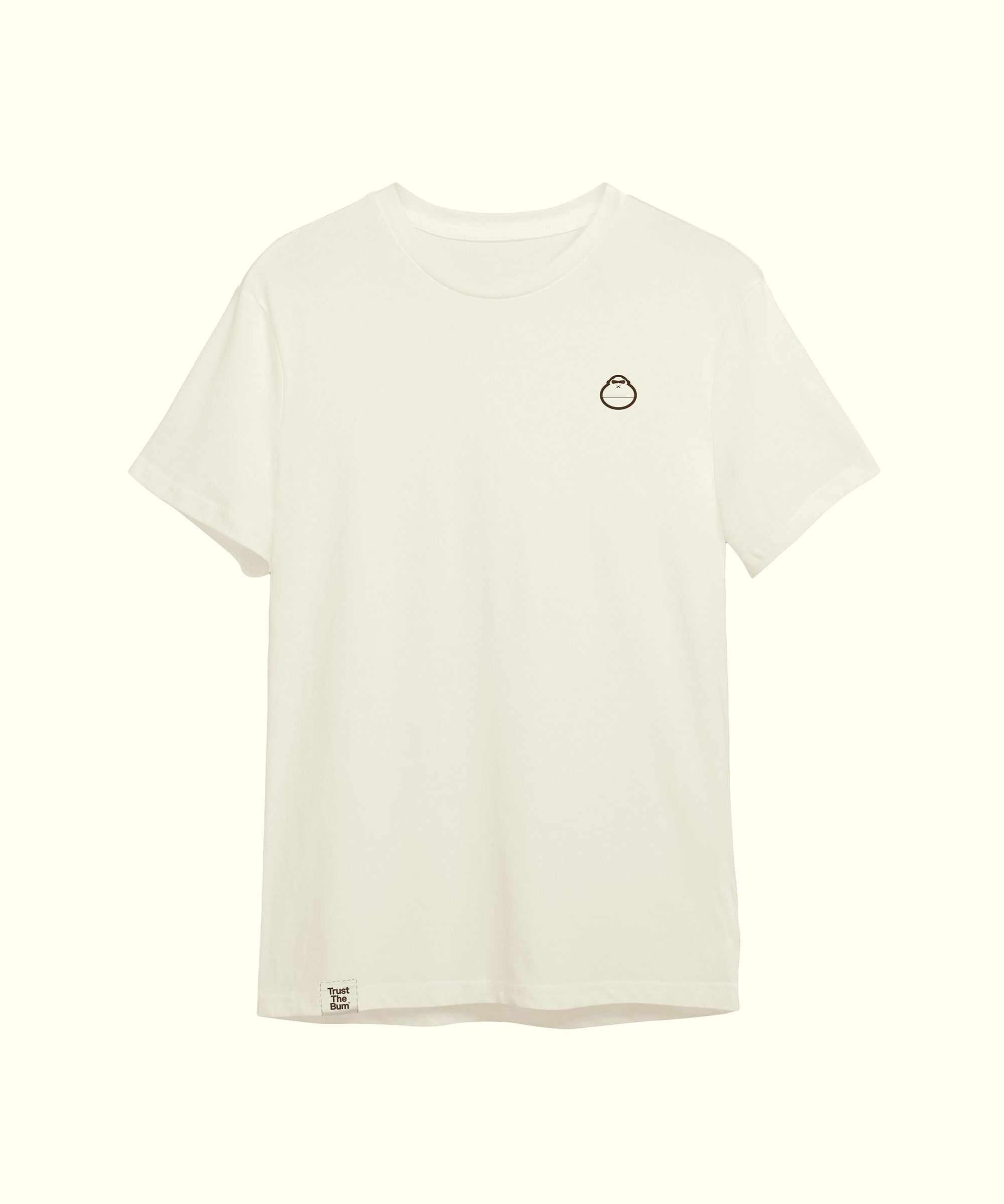 Plain Tee - White - White, Small
