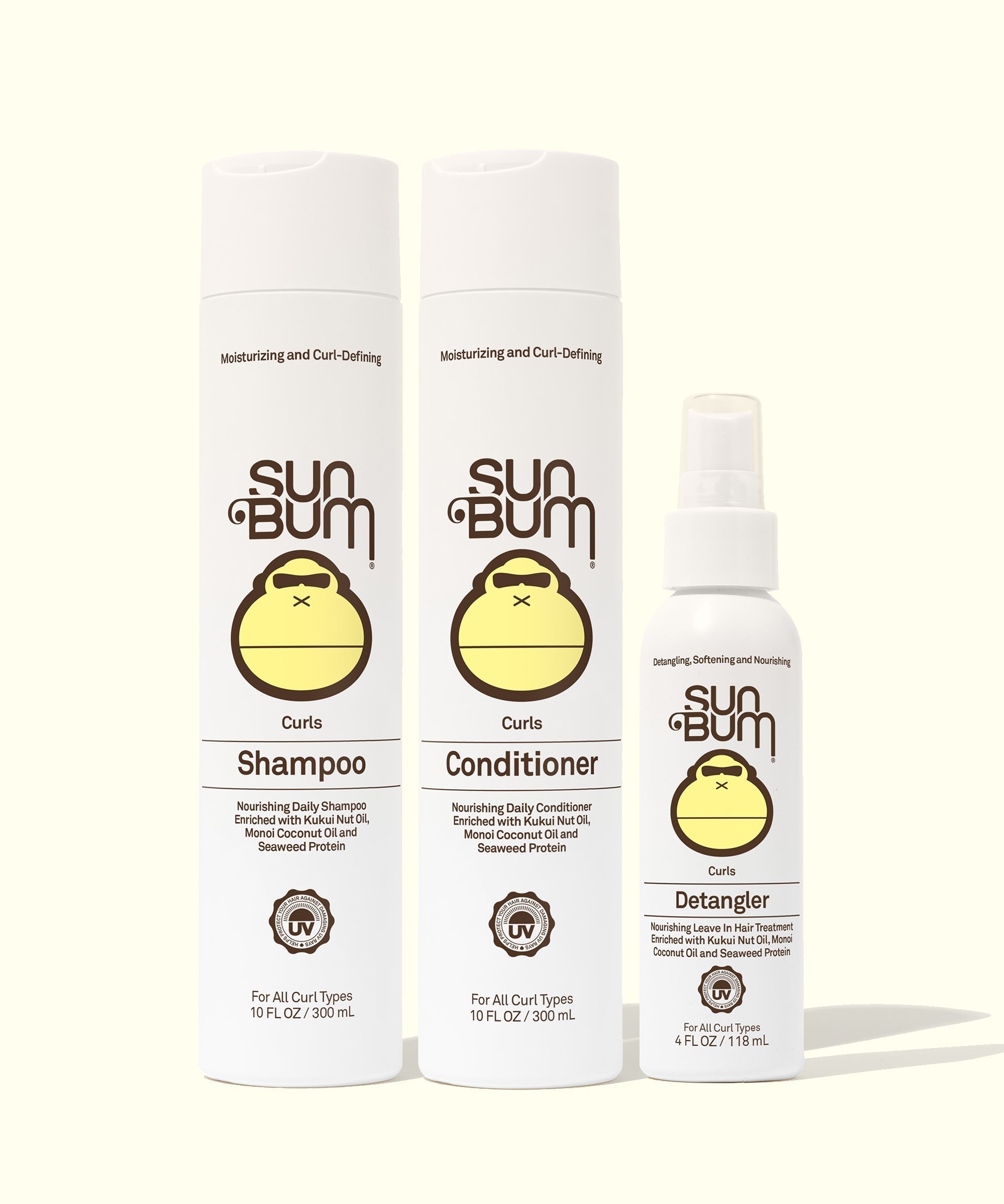 Curls Hair Care Bundle - 10FL oz Bottle, 4FL oz Bottle, 10FL oz Bottle